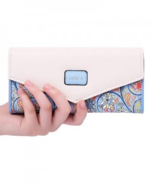 Jastore Womens Envelope Leather Wallet