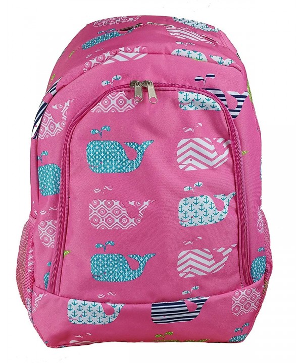 27 P Trendy Whale Pattern Backpack