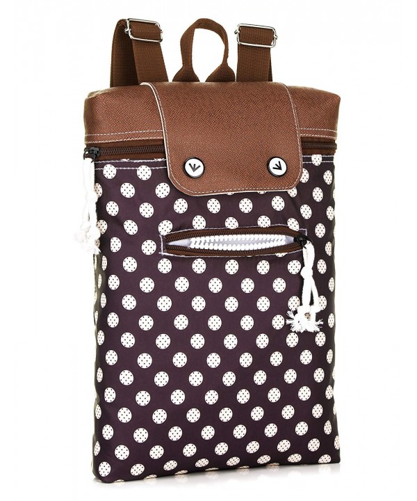 Nylon Monster BackPack Polka Purple