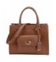 DAVIDJONES Womens Leather Crossbody Top Handle