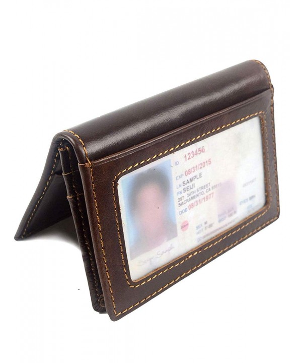 POPUCT Genuine Leather Wallet Blocking