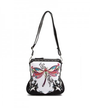 Western Handbag Colorful Dragonfly Messenger