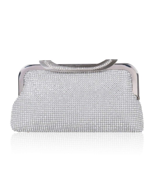 Damara Shining Rhinestone Evening Clutch