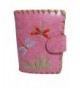 Lavishy Dragonfly Embroidery Leather Wallet