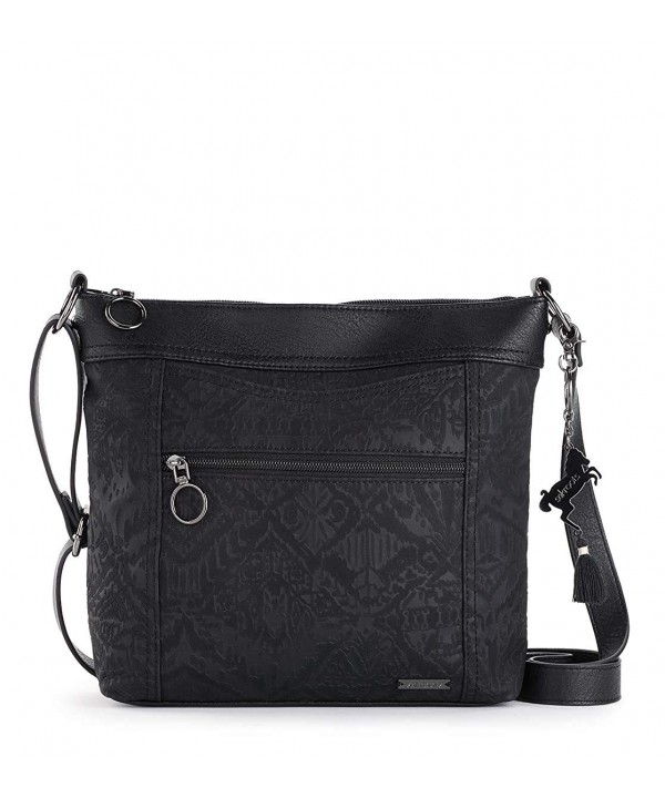 Sakroots Arcadia Finn Crossbody Black