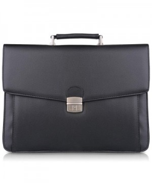 S ZONE Microfiber Flapover Briefcase Messenger