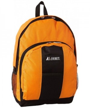 Everest Backpack Front Pockets Orange