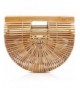 Vintga Bamboo Handbag Handmade Purse