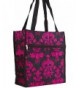 Magenta Pink Floral Damask Travel