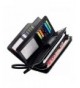 Womens Wallets Leather Wristlet Organizer