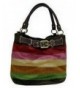 Designer Inspired Faux Striped Purse