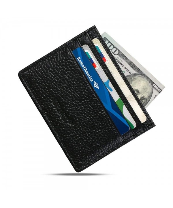 Genuine Leather Slim Wallet Minimalist