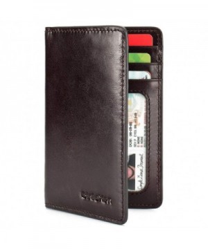 Leather Credit Holder Bifold Blocking