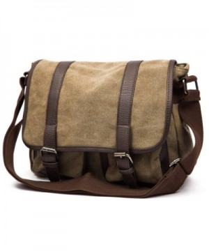 vintage military canvas shoulder messenger