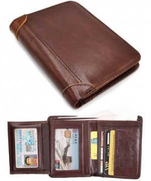 Blocking Wallet Cowhide Leather windows